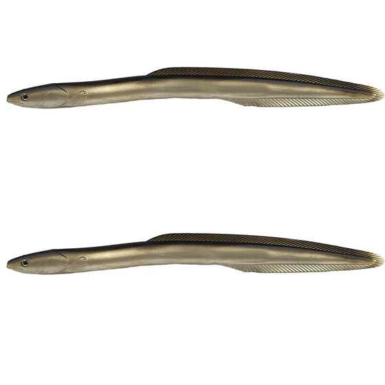 Gummiaale Raubfisch Kder natur 38 cm