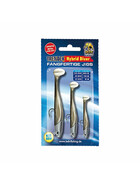 Gummifisch Köder Set Hybrid Jig pearl