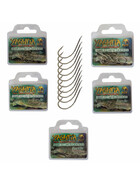 10 Forellen Haken lose Angelhaken nickel gallery