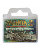 Forellen Haken Angelhaken Forelle lose nickel