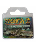 Forellen Haken Angelhaken Forelle lose nickel