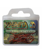 Aalhaken lose Wurmhaken rot Gr. 2