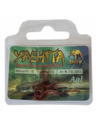 Aalhaken lose Wurmhaken rot Gr. 6