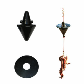 Waller Blei Zeck Fishing Disk Teaser Vertikal 190 g