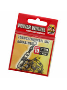 Tönnchen Wirbel mit Karabiner 10 St&uuml