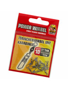 Tönnchen Wirbel mit Karabiner 10 St&uuml