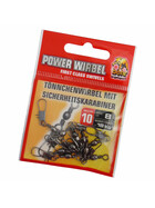 Tönnchenwirbel mit Sicherheitskarabiner 