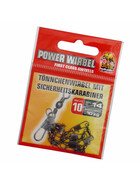 Tönnchenwirbel mit Sicherheitskarabiner 