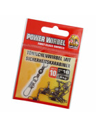 Tönnchenwirbel mit Sicherheitskarabiner 