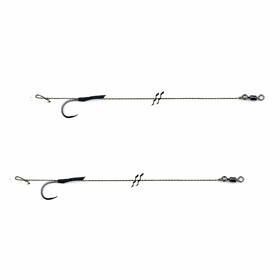 Aligner Hair Rig fertige Vorfächer handgebunden Gr. 4 mit...