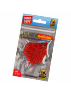 40 Stück Bienenmaden Kunstmaden fluo-rot