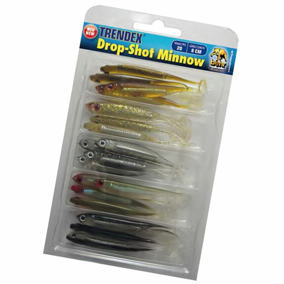 Drop Shot Minnow Sortiment 8 cm