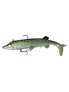 Behr Esca In Gomma Trendex Pike Natural Montata – Testa Di Piombo Integrata, 12 Cm, Colore Luccio