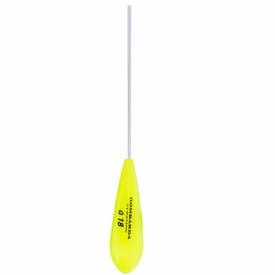 Forellen Sbirolino Bombarde schwimmend fluo gelb Gr. 18