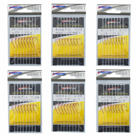 Forellenhaken Tubertini mit Fluorcarbon Vorfach 2,50 m