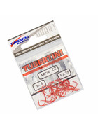 25 Forellenhaken rot Tubertini Serie 22 Gr. 5