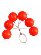 Pilotkugeln Forellen Bissanzeiger rund rot 15 mm 1