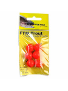 Pilotkugeln Forellen Bissanzeiger rund rot 15 mm 2