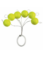 Pilotkugeln Forellen Bissanzeiger rund gelb 1