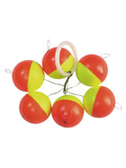 Pilotkugeln Forellen Bissanzeiger rund rot ge