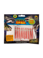 Gummi Oktopus Beifänger uv aktiv 4,5 cm rot 2