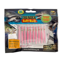 Gummi Oktopus Beifänger uv aktiv 4,5 cm pink 2