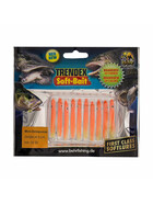 Gummi Oktopus Beifänger uv aktiv 4,5 cm orange gelb 2