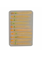 Gummi Oktopus Beifänger uv aktiv 4,5 cm orange 1