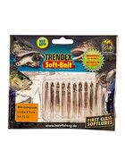 Gummi Oktopus Beifänger uv aktiv 4,5 cm braun 2