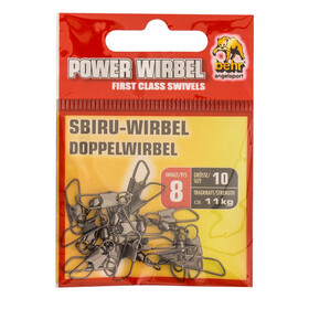 Tönnchenwirbel mit Doppelkarabiner Gr. 10