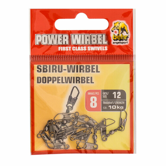 Tnnchenwirbel mit Doppelkarabiner Gr. 12