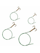 Stahlvorfach 1x7 ummantelt mit Drilling gallery