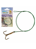 Stahlvorfach 1x7 ummantelt mit Drilling 2