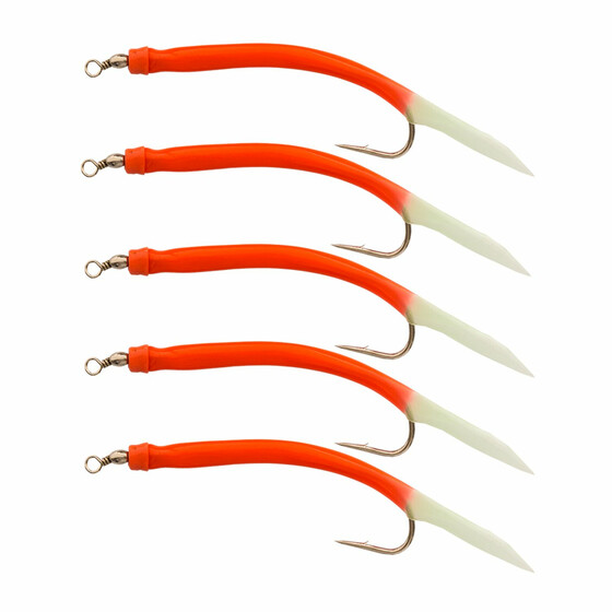 Gummimakks Beifnger Dorsch fluo rot 12/0