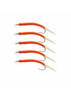 Gummimakks Beifänger Dorsch fluo rot 6/0