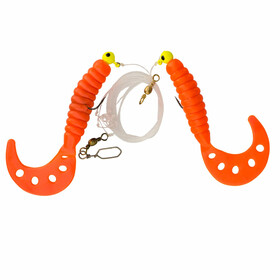 Meeresvorfächer Dorsch Beifänger mit Twister Lochschwanz...