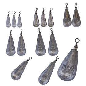 Laufblei Birnenblei mit Wirbel Grundblei 3 - 150 g