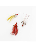 Drillingshaken mit Federn Raubfisch Hake gallery