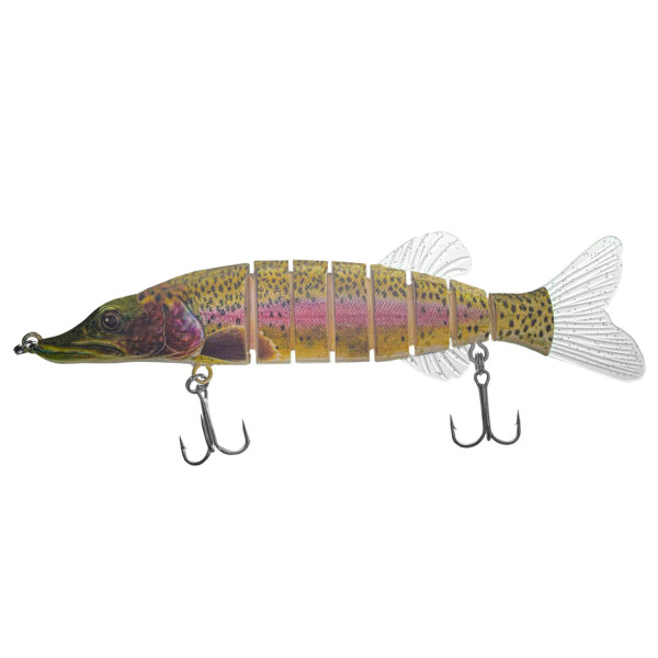 Hecht Wobbler Swimbait Forellenhecht mehrteilig 20 cm, 9,99