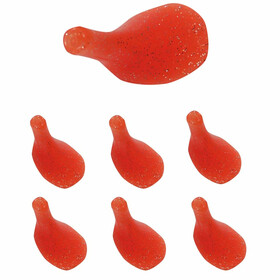 Forellen Köder Spirulino Trout Paddle Tail orange-glitter