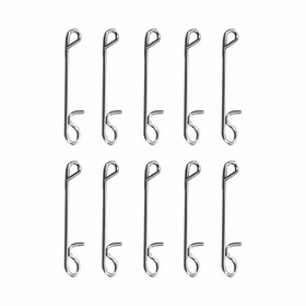10 No Knot Verbinder Schnurverbinder Spinnfischen 18 kg