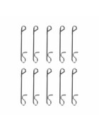 10 No Knot Verbinder Schnurverbinder Spinnfis