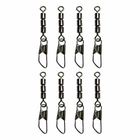 8 Dreifach Wirbel Tnnchenwirbel mit Karabiner Gr. 6