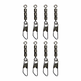8 Dreifach Wirbel Tönnchenwirbel mit Karabiner Gr. 8