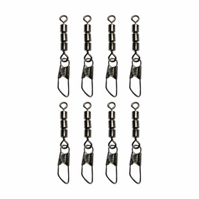 8 Dreifach Wirbel Tönnchenwirbel mit Karabiner Gr. 10