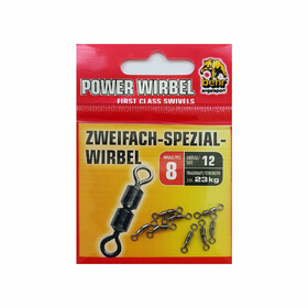 8 Tönnchenwirbel Forellen Wirbel zweifach Gr. 12