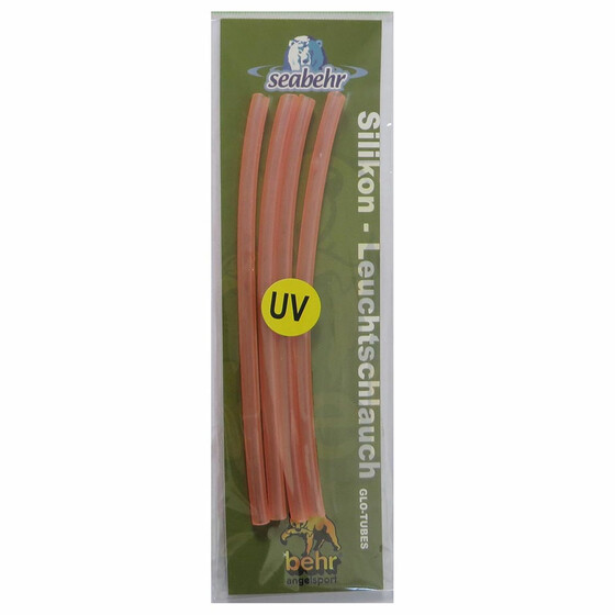 Silikonschlauch UV-aktiv fluoreszierender Schlauch 4 mm pink