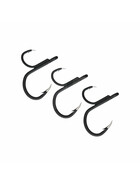 3 Waller Haken Zwillingshaken 4/0 2