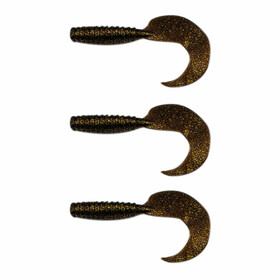 3 Hecht Twister XXL Gummiköder 16 cm bronze-glitter