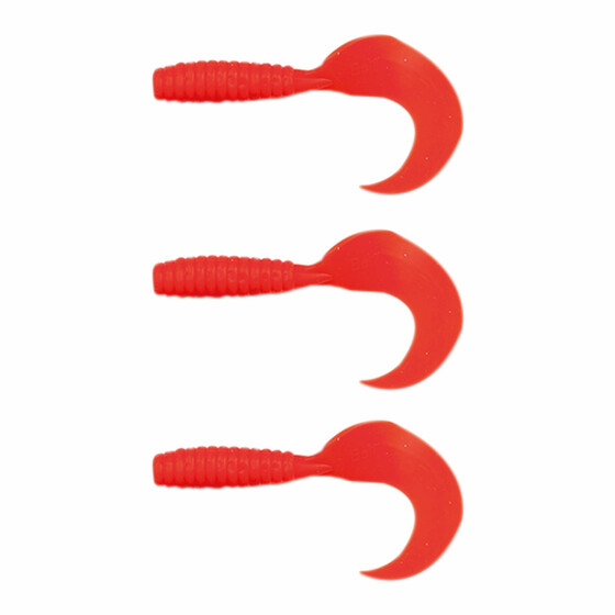 3 Hecht Twister XXL Gummikder 16 cm japan-rot